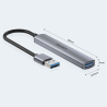 Hub USB-A rozdzielacz 4 porty aluminiowy | Unitek H1208A
