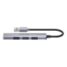 Hub USB-A rozdzielacz 4 porty aluminiowy | Unitek H1208A