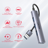 Hub USB-A rozdzielacz 4 porty aluminiowy | Unitek H1208A