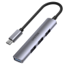 Hub USB-C rozdzielacz 4 porty USB-A aluminiowy | Unitek H1208B