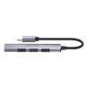 Hub USB-C rozdzielacz 4 porty USB-A aluminiowy | Unitek H1208B