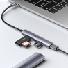 Hub USB-C rozdzielacz 4 porty USB-A aluminiowy | Unitek H1208B